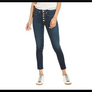 Veronica Beard Debbie 10” Dark Vintage Skinny Leg